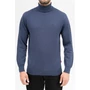 Kép 3/4 - Budmil férfi vékony kötött garbó - kék melange (M-3XL)