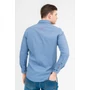 Kép 2/4 - Budmil férfi modern fit hosszú ujjú ing - farmerkék (S-3XL)