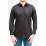 Kép 3/4 - Budmil férfi regular fit hosszú ujjú ing - fekete (M-4XL)