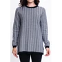 Kép 5/5 - Budmil női kötött pulóver - feketemelír (XS-3XL)