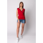 Kép 3/3 - Budmil női újjatlan póló - piros (XS-2XL)