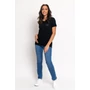 Kép 3/5 - Budmil női kereknyakú póló - fekete (XS-3XL)