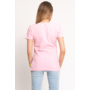 Kép 2/4 - Budmil női kereknyakú póló - rózsaszín (XS-2XL)
