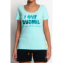 Kép 4/4 - Budmil női kereknyakú póló - világos kék (XS-2XL)