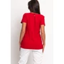 Kép 2/4 - Budmil női V nyakú póló - piros (XS-2XL)