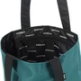 Kép 4/6 - Dressa Bag női shopper táska cipzáros zsebbel - petrolzöld