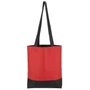 Kép 2/5 - Dressa Bag női shopper táska cipzáros zsebbel - piros