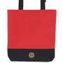 Kép 4/5 - Dressa Bag női shopper táska cipzáros zsebbel - piros