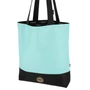 Kép 3/6 - Dressa Bag női shopper táska cipzáros zsebbel - vízkék