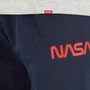 Kép 4/6 - Nasa Worm hosszú ujjú férfi pamut pizsama - fekete (M-XXL)