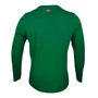 Kép 2/2 - Dressa Premium hosszú ujjú környakú férfi pamut póló-kelly zöld (S-4XL)
