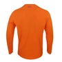 Kép 2/2 - Dressa Premium hosszú ujjú környakú férfi pamut póló-narancs (S-4XL)