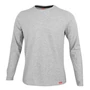 Kép 1/2 - Dressa Premium hosszú ujjú környakú férfi pamut póló-melírszürke (S-4XL)