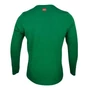 Kép 2/2 - Dressa Premium hosszú ujjú V nyakú férfi pamut póló -kelly zöld (S-4XL)