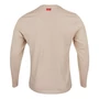 Kép 2/2 - Dressa Premium hosszú ujjú V nyakú férfi pamut póló -homok (S-4XL)