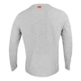Kép 2/2 - Dressa Premium hosszú ujjú V nyakú férfi pamut póló -melírszürke (S-4XL)