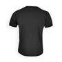 Kép 2/4 - Dressa DRS College gombos V-nyakú ringer férfi póló - fekete (S-XXL)