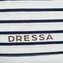 Kép 6/6 - Dressa felgombolható ujjú csíkos férfi gombos póló - fehér (S-3XL)
