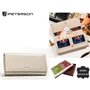 Kép 1/9 - Peterson Női Bőr Pénztárca 42100-Sbr - Rfid Védelemmel - Beige