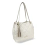 Kép 3/5 - Zellia Női Válltáska 24015 Beige Matt - Steppelt -