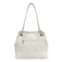 Kép 2/5 - Zellia Női Válltáska 24015 Beige Matt - Steppelt -