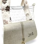 Kép 4/5 - Zellia Női Válltáska 24067 - Next C. Flowers - Fehér - Beige - Arany - Ss-Ch -