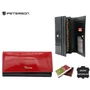 Kép 1/3 - Peterson Női Bőr Pénztárca Ptn 1N-409-6709 Black-Red