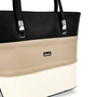 Kép 4/5 - Zellia Női Merev Válltáska Zvn22029 Fekete-Beige-Taupe