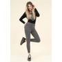 Kép 1/4 - Budmil női leggings - fekete - fehér kockás