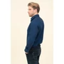 Kép 2/5 - Budmil férfi rugalmas slim fit ing - sötétkék