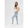 Kép 3/4 - Budmil női skinny fit farmernadrág - világoskék