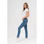 Kép 3/5 - Budmil női slim fit farmer nadrág - kék