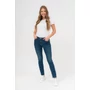 Kép 1/5 - Budmil női slim fit farmer nadrág - sötétkék