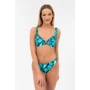 Kép 3/6 - Budmil női bikini felső - zöld-kék mintás