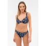 Kép 4/6 - Budmil női bikini felső - sötétkék-fehér mintás