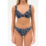 Kép 5/6 - Budmil női bikini felső - sötétkék-fehér mintás
