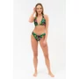 Kép 1/6 - Budmil női bikini felső - fekete-zöld levél mintás