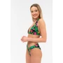 Kép 5/6 - Budmil női bikini felső - fekete-zöld levél mintás