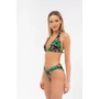 Kép 6/6 - Budmil női bikini felső - fekete-zöld levél mintás