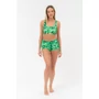 Kép 3/6 - Budmil női bikini felső - zöld levél mintás