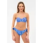 Kép 4/6 - Budmil női bikini felső - kék melanzs - fehér mintás