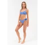 Kép 3/6 - Budmil női bikini felső - kék melanzs - fehér mintás
