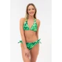 Kép 5/6 - Budmil női bikini alsó - zöld-levél mintás