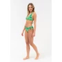 Kép 4/6 - Budmil női bikini alsó - zöld-levél mintás