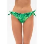 Kép 2/6 - Budmil női bikini alsó - zöld-levél mintás