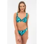 Kép 3/4 - Budmil női bikini alsó - zöld-kék mintás