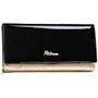 Kép 1/8 - Peterson Női Bőr Pénztárca Ptn Lj-42106-0681 Black-Gold - Fekete-Arany