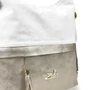 Kép 4/5 - Zellia Női Válltáska/Hátizsáká Alakítható 24040 Arany-Fehér - Monaco-Shiny -