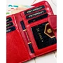 Kép 7/8 - Peterson Női Pénztárca - Echo És Természetes Bőr Ptn Ps115-Hnl-2968 Red