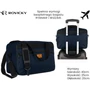 Kép 5/5 - Rovicky - Utazótáska - Kézipoggyász - R-Tl15608-2509 Navy - 40 X 25 X 20 Cm